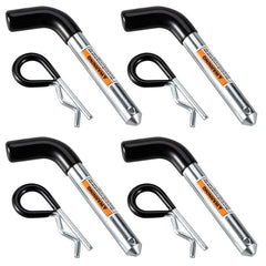 TOPSHINE trailer hitch pin clip four-pack for reliable towing connections