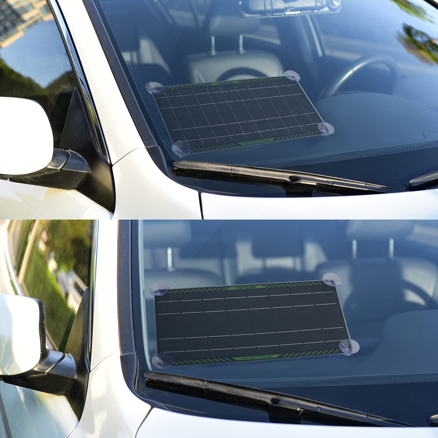Topsolar lightweight panel facilitates portable battery maintenance on the go