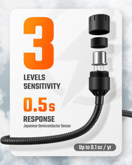 TOPTES RT-389 with three sensitivity modes for tailored refrigerant detection in HVAC systems.
