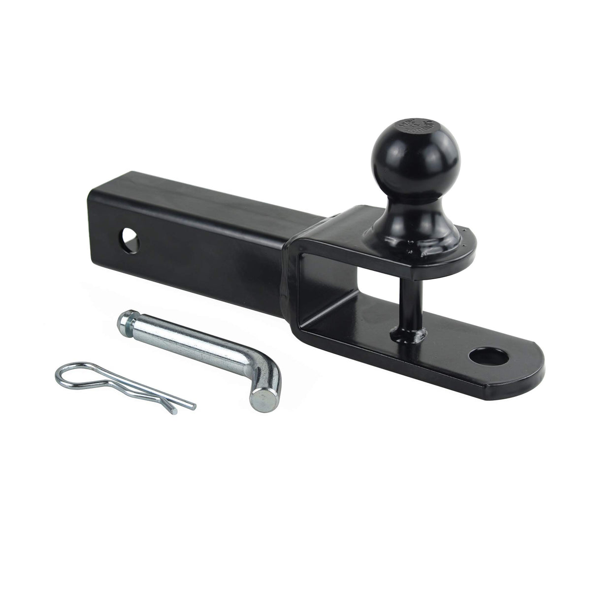 TOPTOW 3-in-1 hitch with 1-7/8 in ball for 2 in receivers, versatile towing for ATVs
