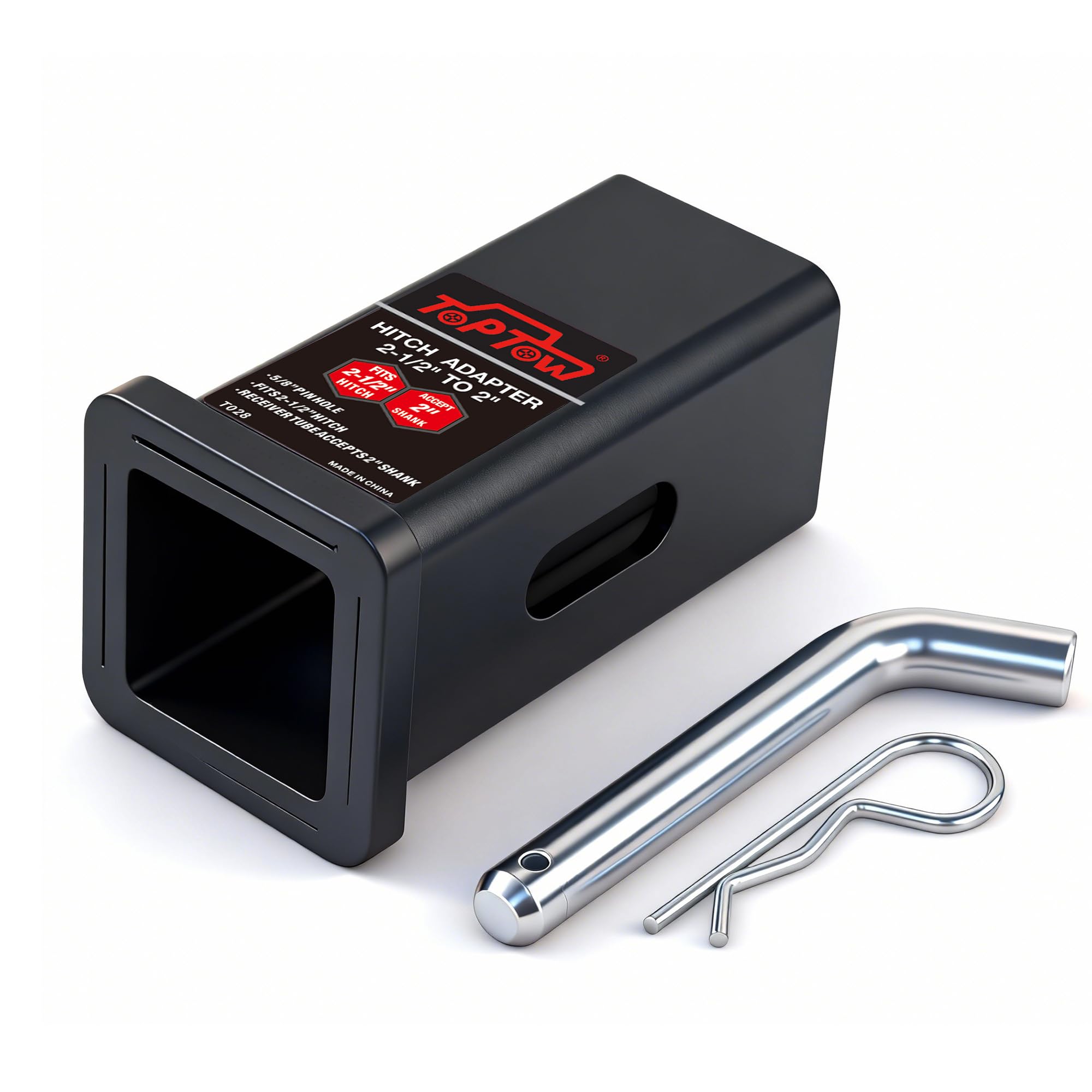 TOPTOW 64028S lip design enables quick locate in the 2.5-inch tube