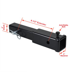 TOPTOW anti-rattle stabilizer reduces wobble at hitch joints.