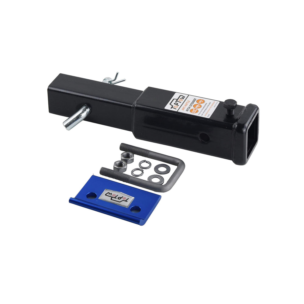 TOPTOW black powder coating finish resists rust in outdoor use.