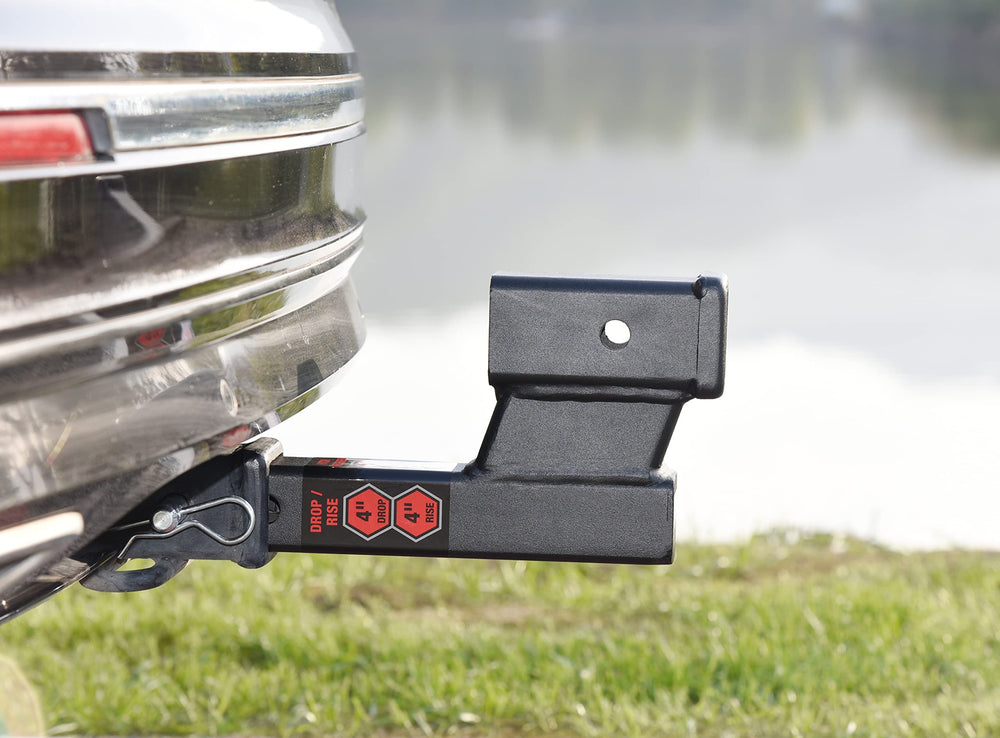 TOPTOW installation scene demonstrating quick setup of hitch extender