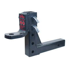 TOPTOW matte black powder coat finish resists corrosion in harsh conditions.