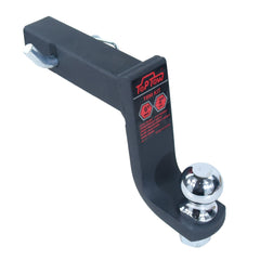 TOPTOW trailer hitch ball mount kit with 6-inch drop for proper trailer height.