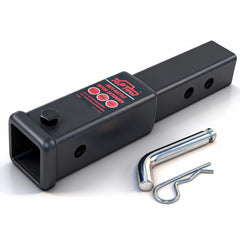 TOPTOW trailer hitch extender installed on a vehicle for extra space