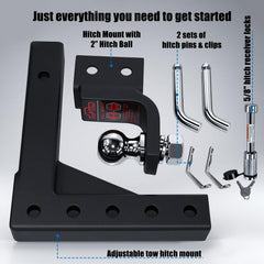 TOPTOW trailer hitch lock protects your setup during stops
