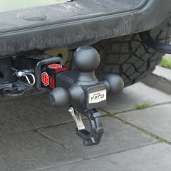 TOPTOW 1-7/8 inch hitch ball supports up to 2,000 lbs GTW for light trailers.