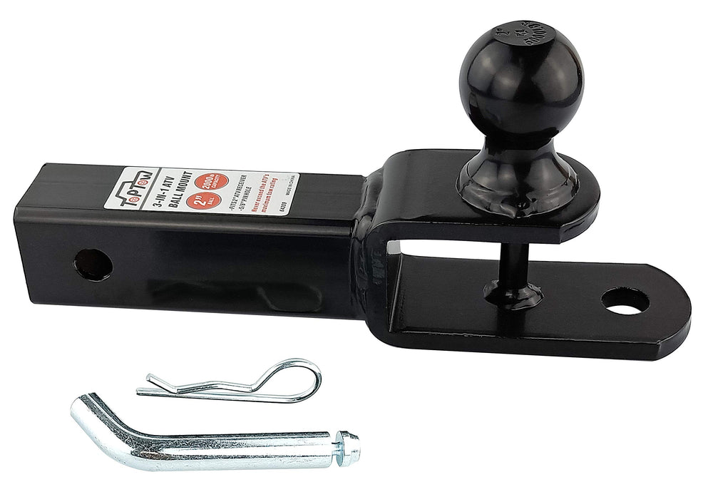 TOPTOW welded tow ball ready for immediate trailer coupling