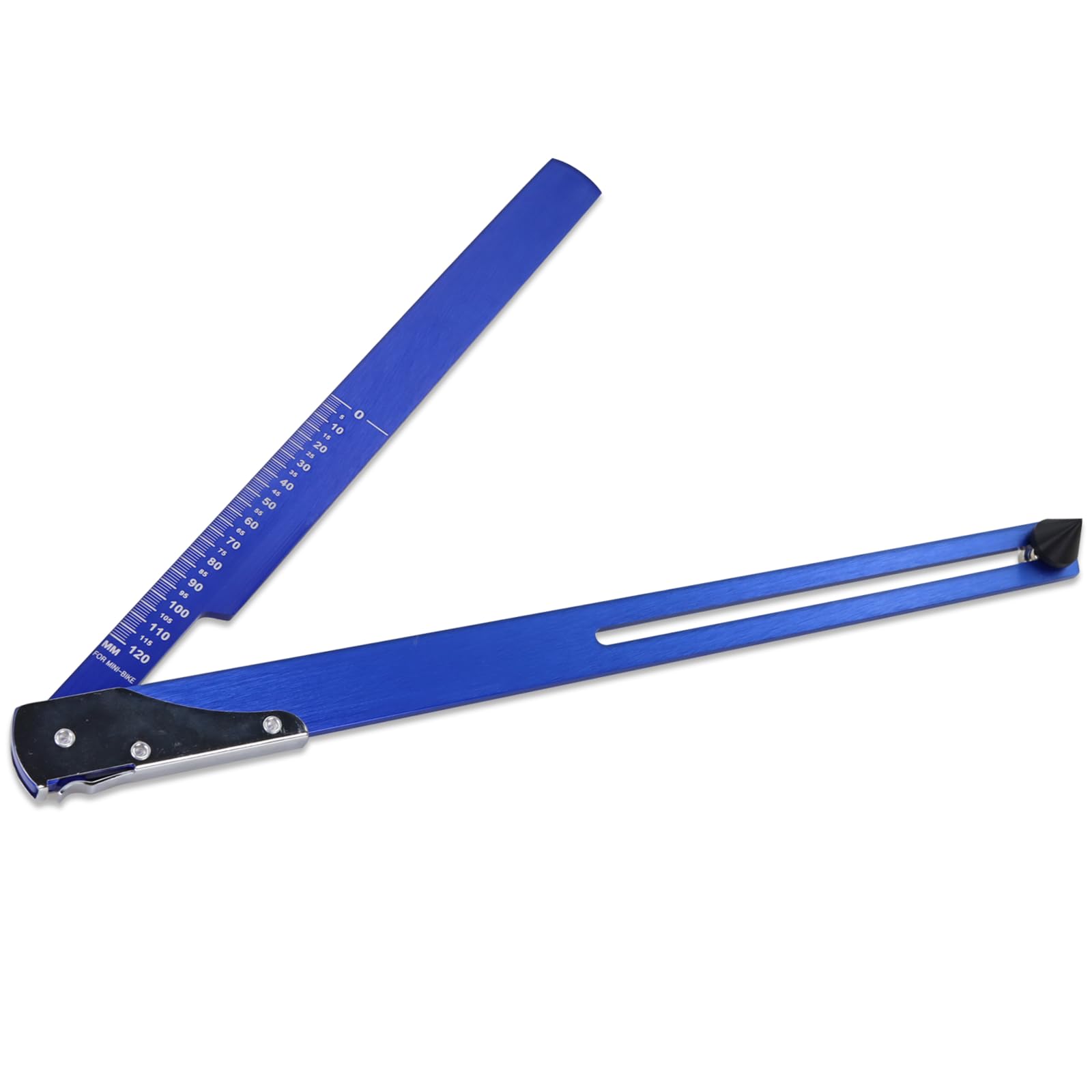 TOPVOP Auto Folding Sag Scale II axle cone for precise sag measurements on motorcycles