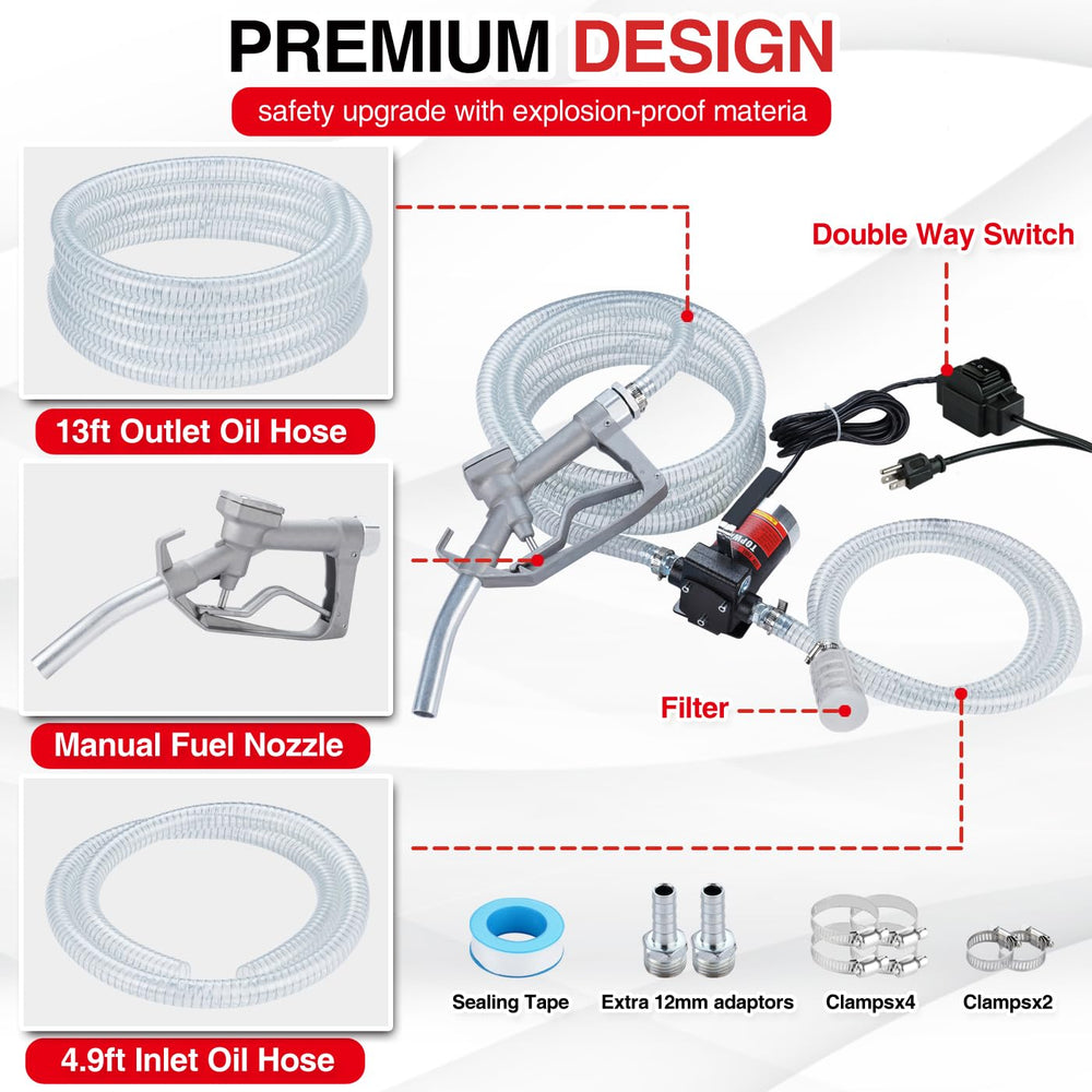 TOPWAY dual-mode pump demonstrates forward and reverse pumping for flexible use.