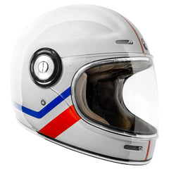 TORC T1 helmet back view, secure shell and streamlined silhouette.