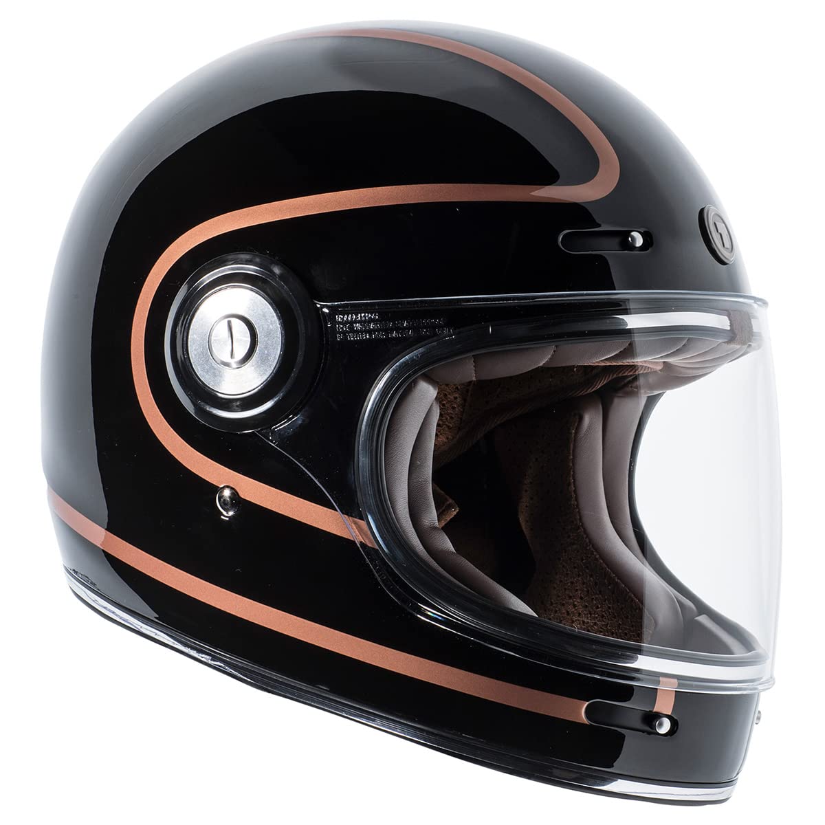 TORC T1 retro full-face helmet removable shield for quick weather changes