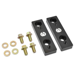 Torch Sway Bar Drop Bracket shown with Tacoma lift and 2-4in compatibility.