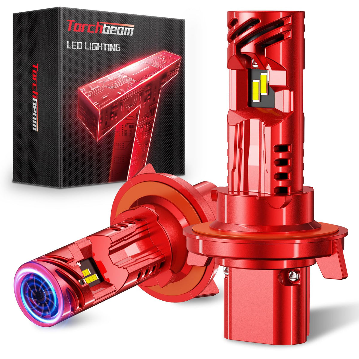 Torchbeam H13/9008 bulbs combo beam improves night visibility for safer driving