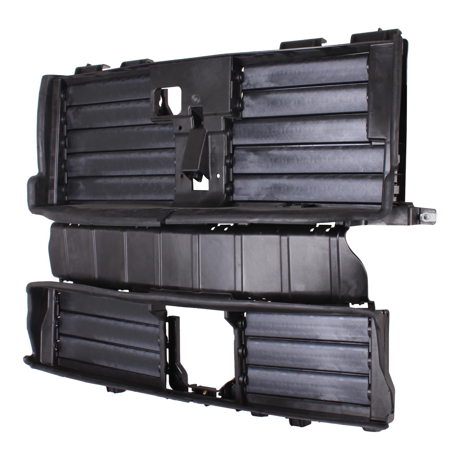 Torcia TYG active grille shutter assembly, front view, enhances engine cooling and aerodynamics.
