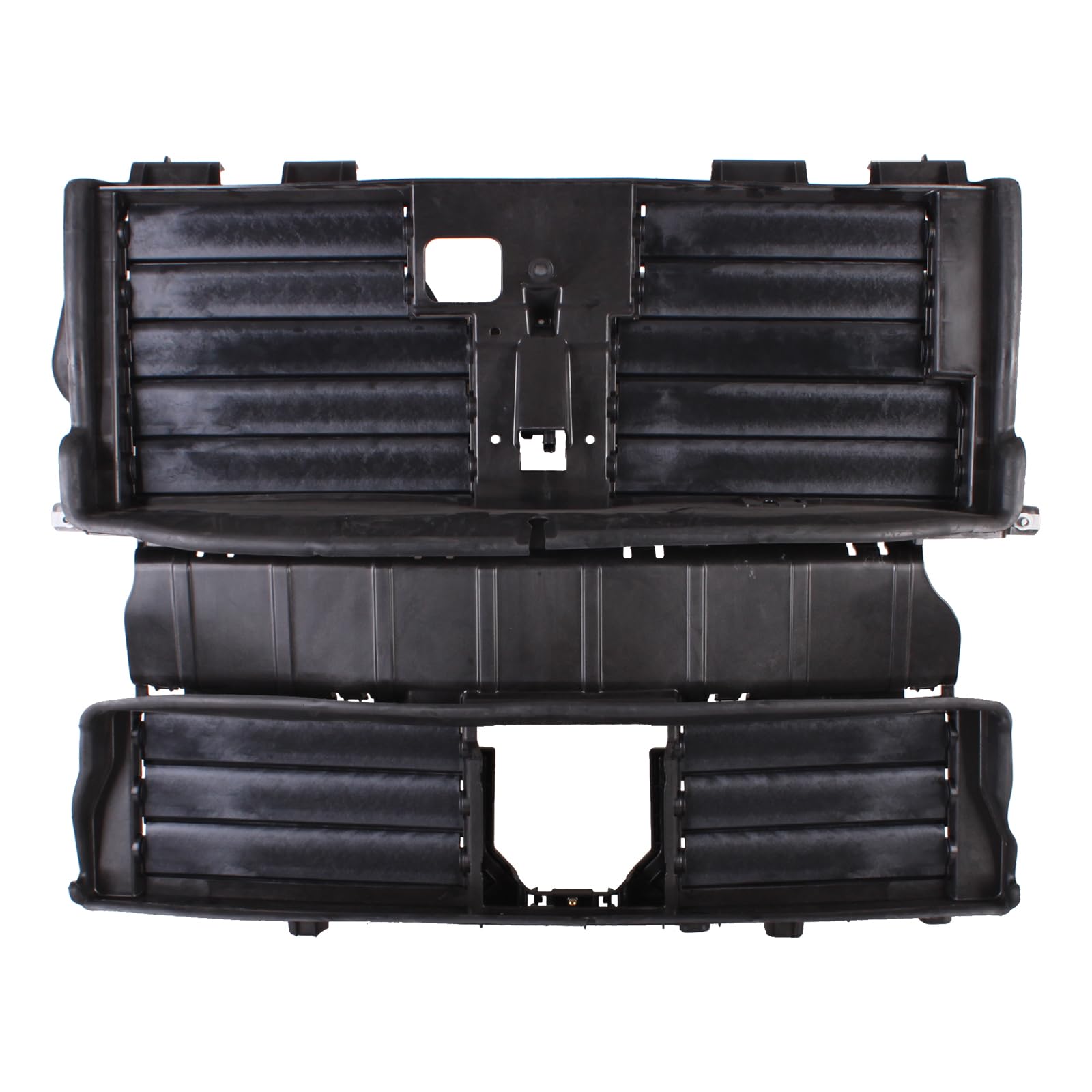 Torcia TYG active grille shutter assembly, side profile, fits Ford Edge with ACC for precise airflow control.