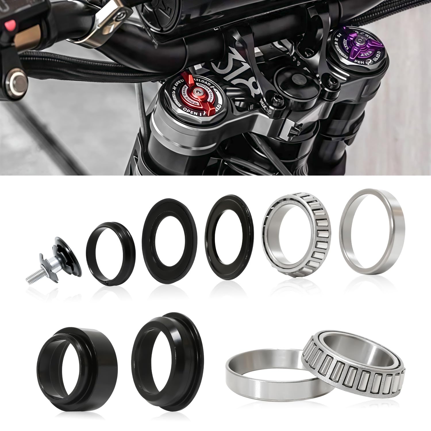 Tordale SurRon headset bearing kit assembly showing precise fit and reliability