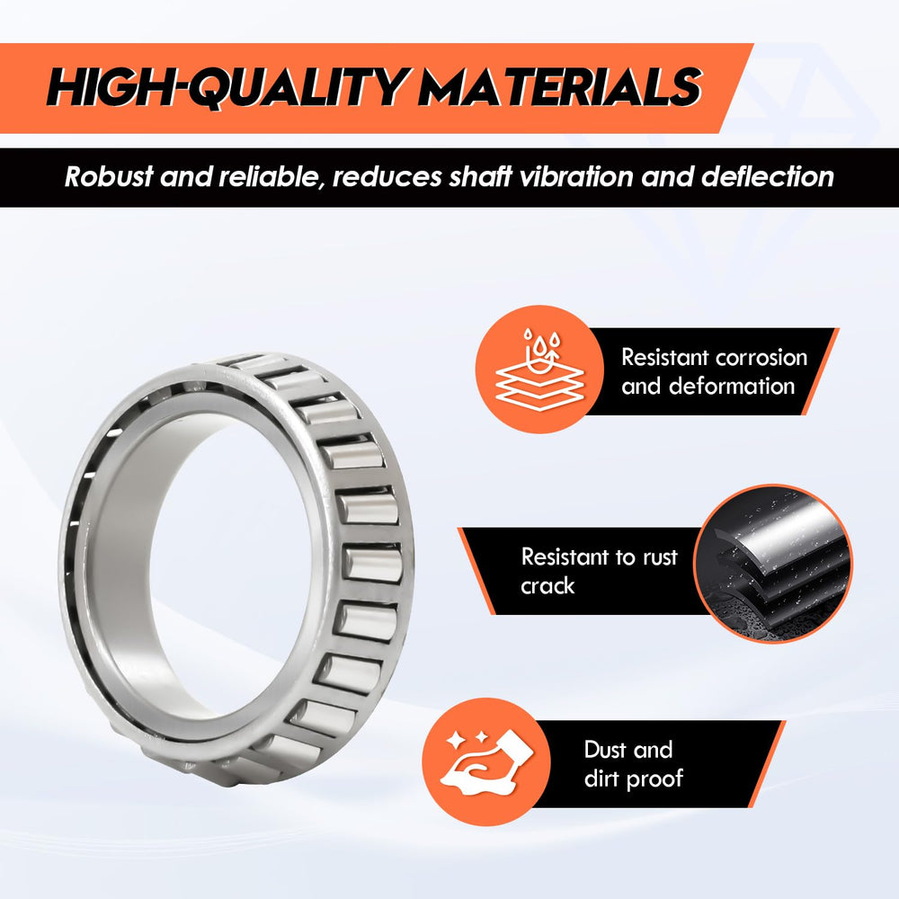 Tordale double seals with waterproof grease preventing dust and mud intrusion