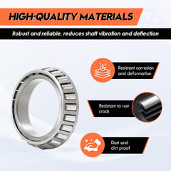Tordale double seals with waterproof grease preventing dust and mud intrusion