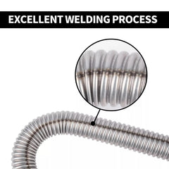 TORDXICS exhaust pipe 150 cm length versatile exhaust extension for generator or heater
