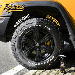 Toretark Ceramic Tire Shine Spray nylon brush applicator for precise coverage