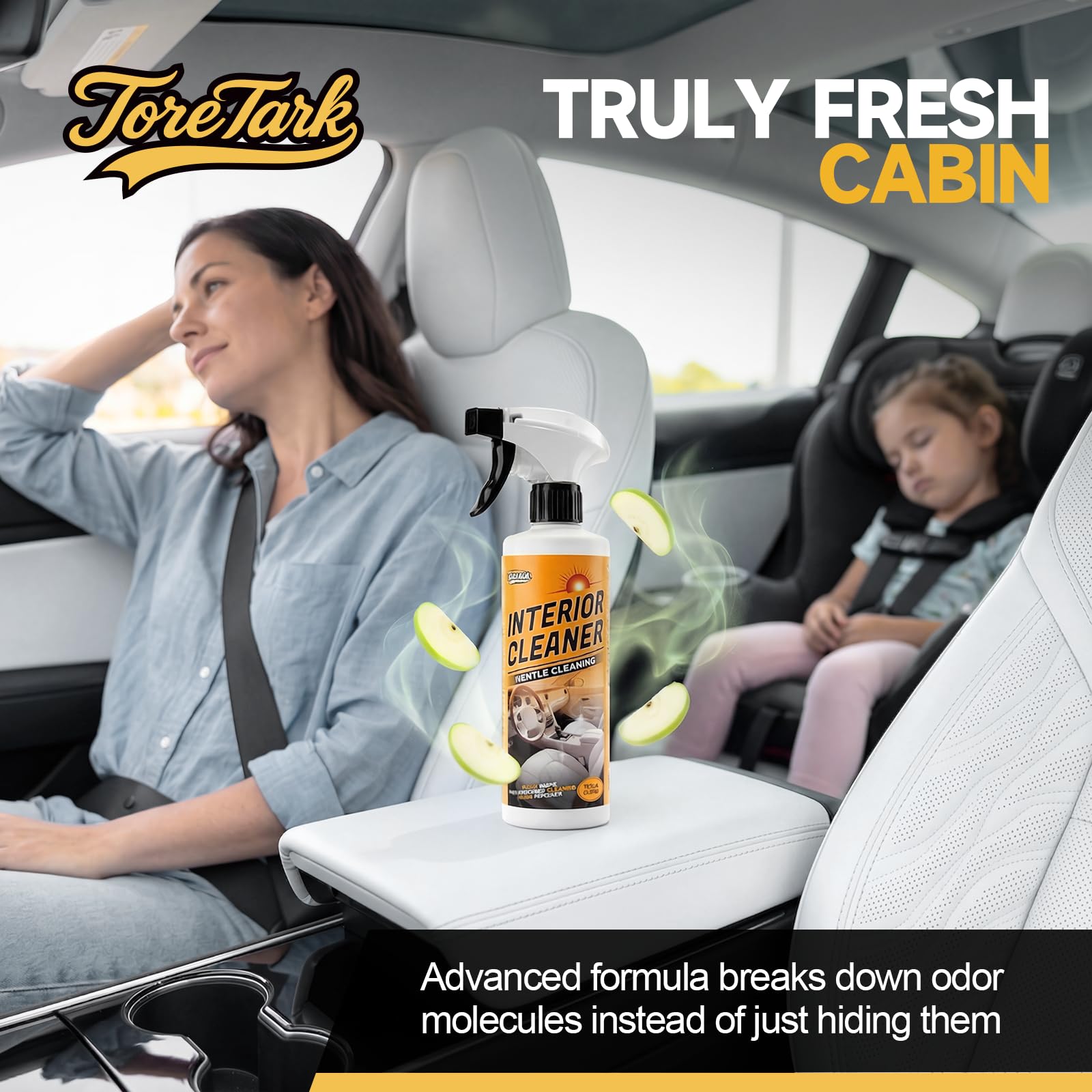 toretark dash and plastic surfaces clean and refreshed