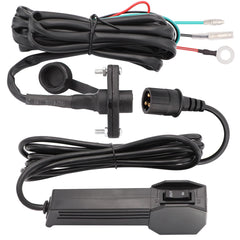 Torkettle 12V winch corded remote for precise control on rugged trails.