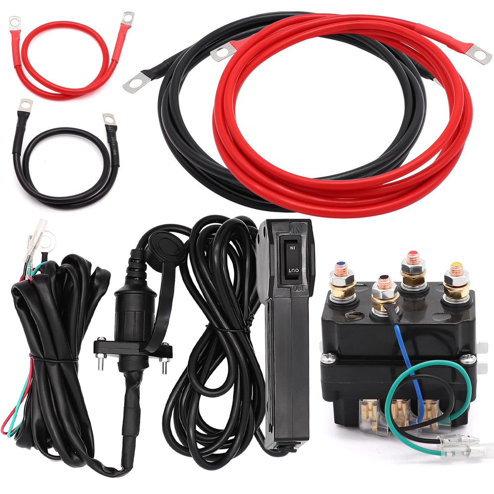 Torkettle winch solenoid assembly for durable ATV/UTV recovery
