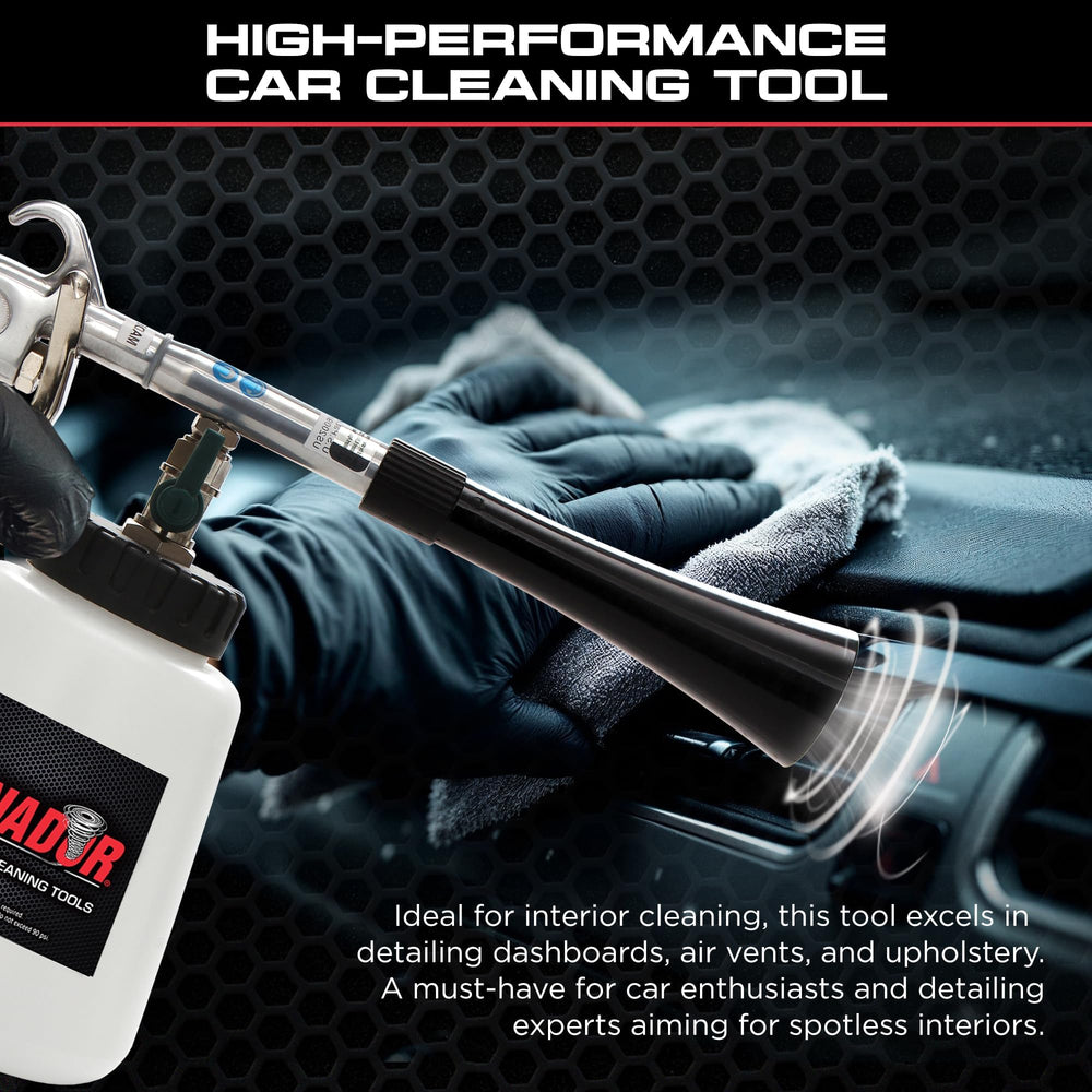 Tornador Black Z-020 spray-jet action for removing stubborn dirt in seams