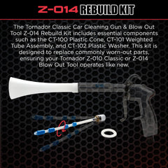 Tornador nozzle repair kit weighted tube CT-101 supports reliable operation and consistent spray.
