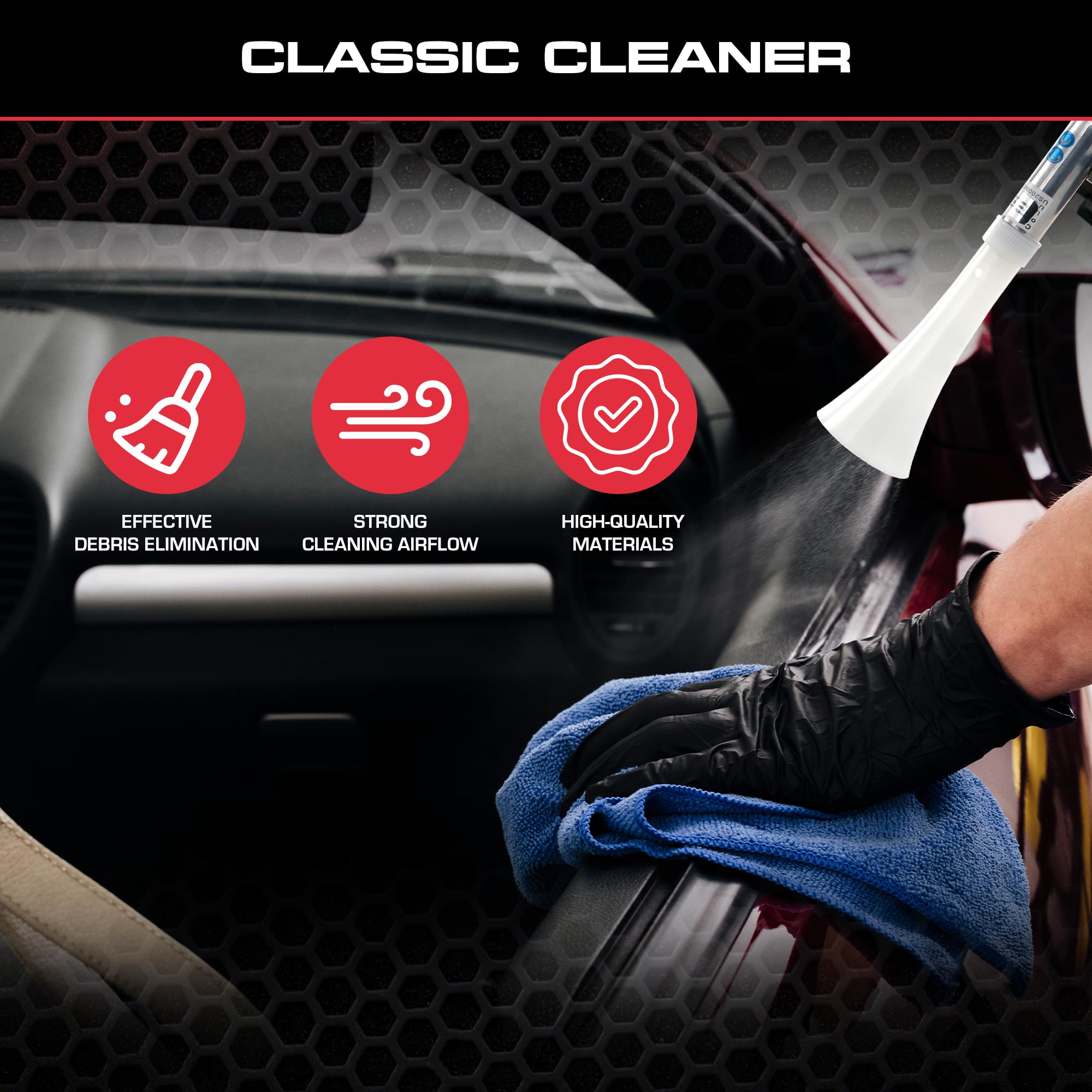 Tornador Z-010 exterior detailing of body seams and panels with spray precision.