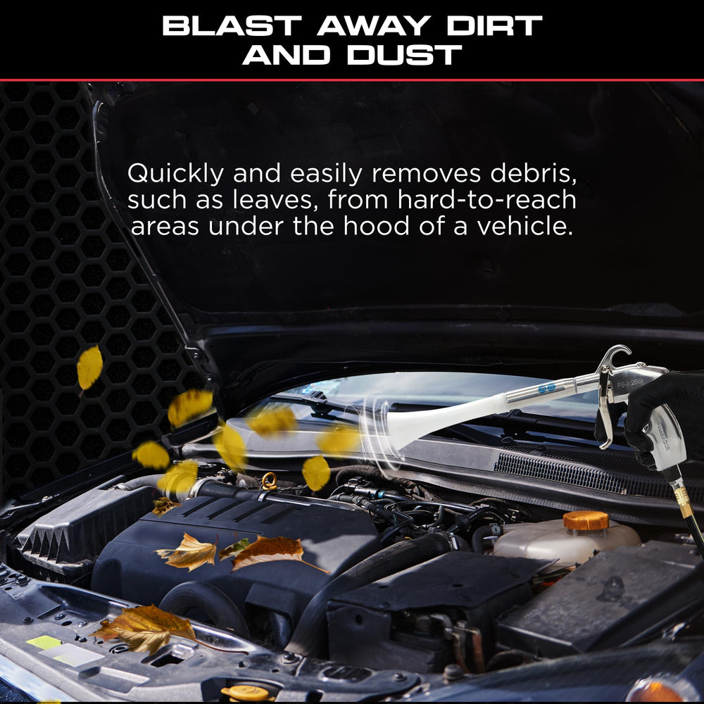 Tornador Z-014 hose connection setup for reliable continuous air flow during detailing