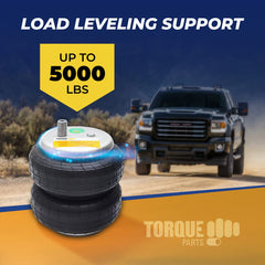 Torque inflation valve enables adjustable pressure for changing loads.