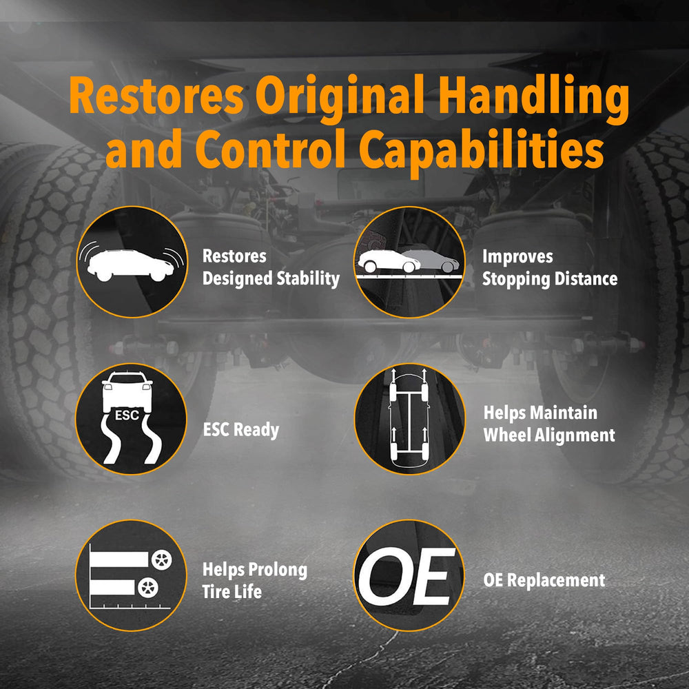 Torque TR85000 shock absorber for Ridewell suspensions reduces bounce for smoother highways