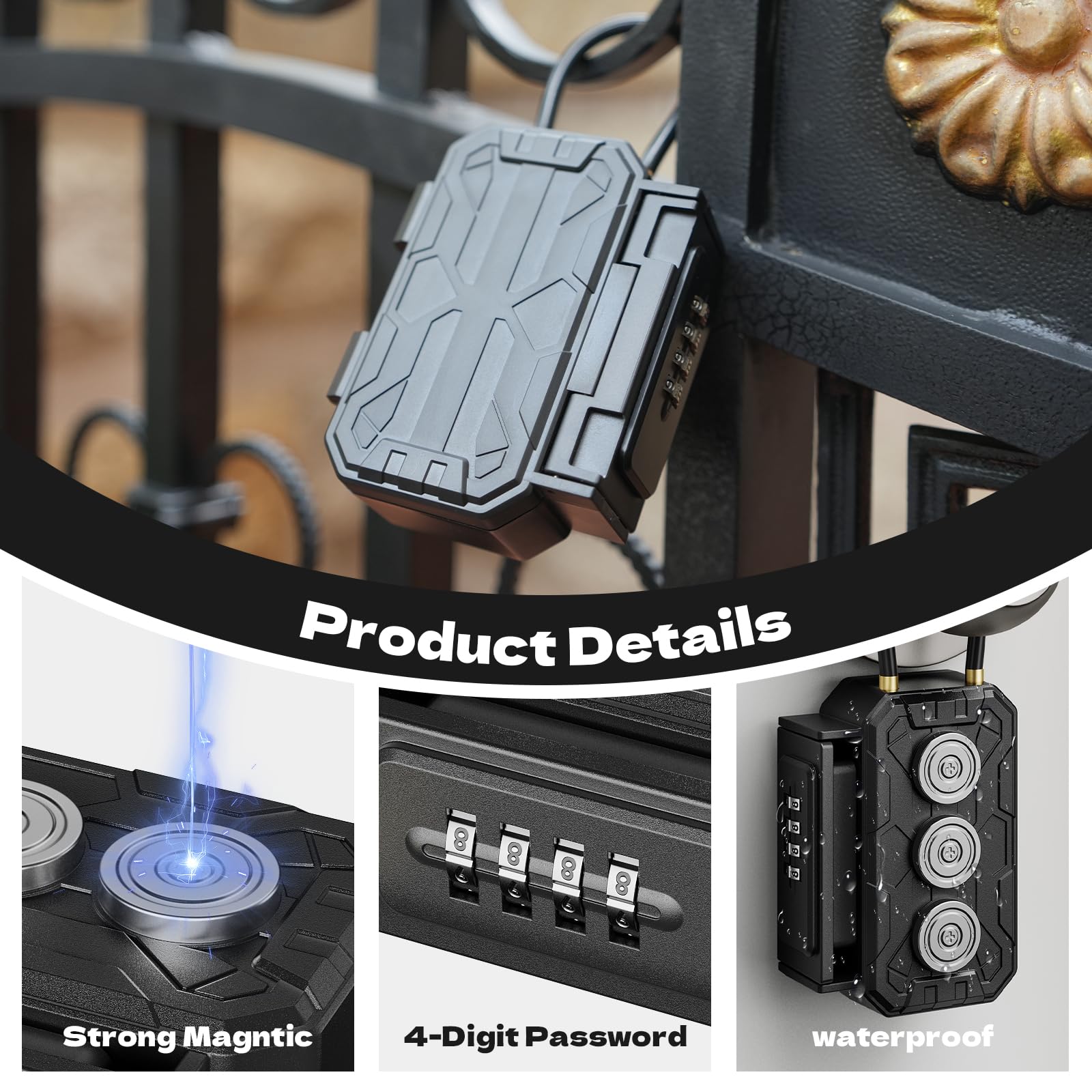 TOSICAM 4-digit dial setup enabling easy password reset