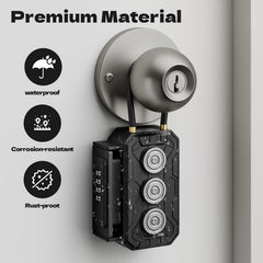 TOSICAM key box side installation demonstrates dual mounting options
