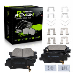 TOSTMOLT 8pc ceramic brake pads front and rear for Sorento and Santa Fe Sport, smoother stopping.