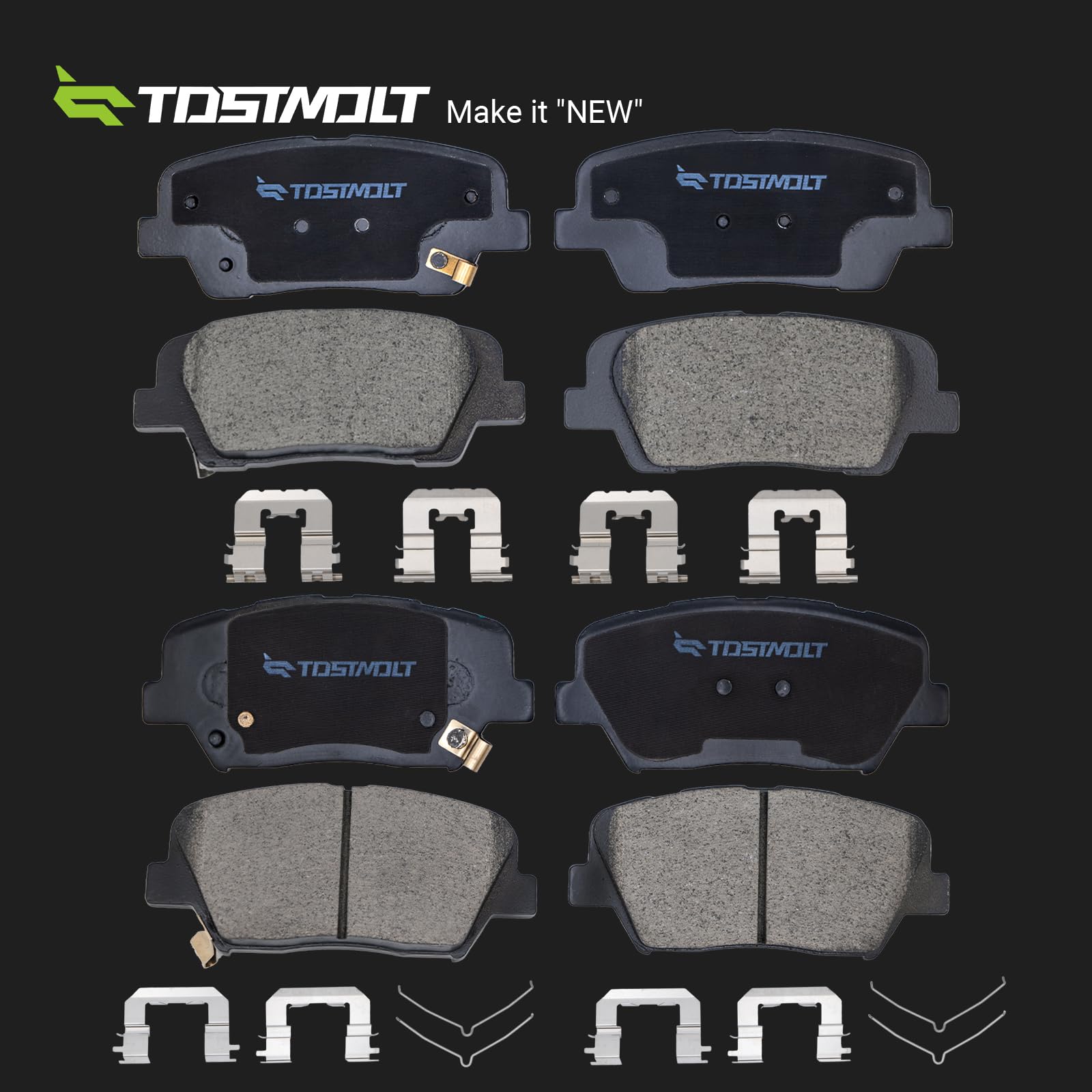 TOSTMOLT hardware kit included for quick, secure installation.