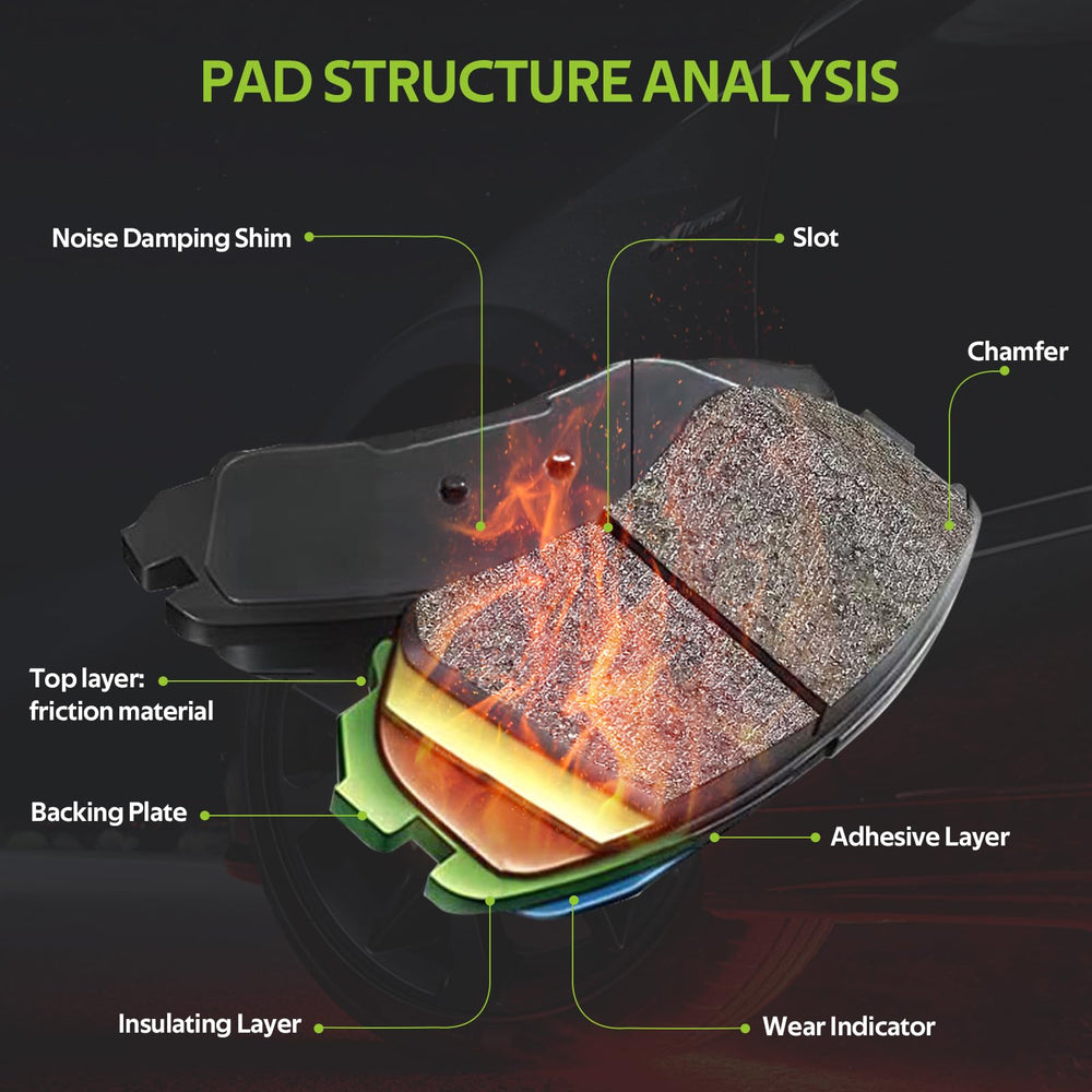 TOSTMOLT powder-coated backing plate resists rust during daily driving