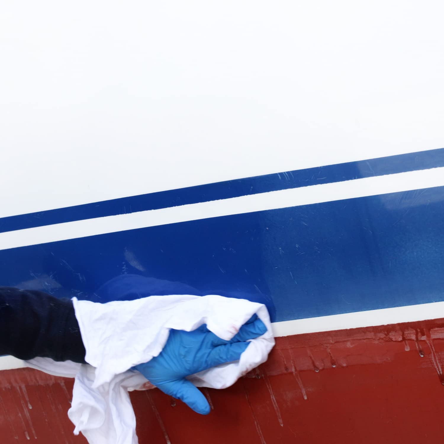 TotalBoat TotalBuff after restoration reveals smoother gloss.