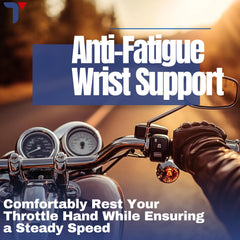 TOTSS throttle control in use on grip aids steady speed management.