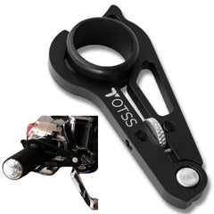 TOTSS universal throttle lock on handlebars supports quick, tool-free installation.