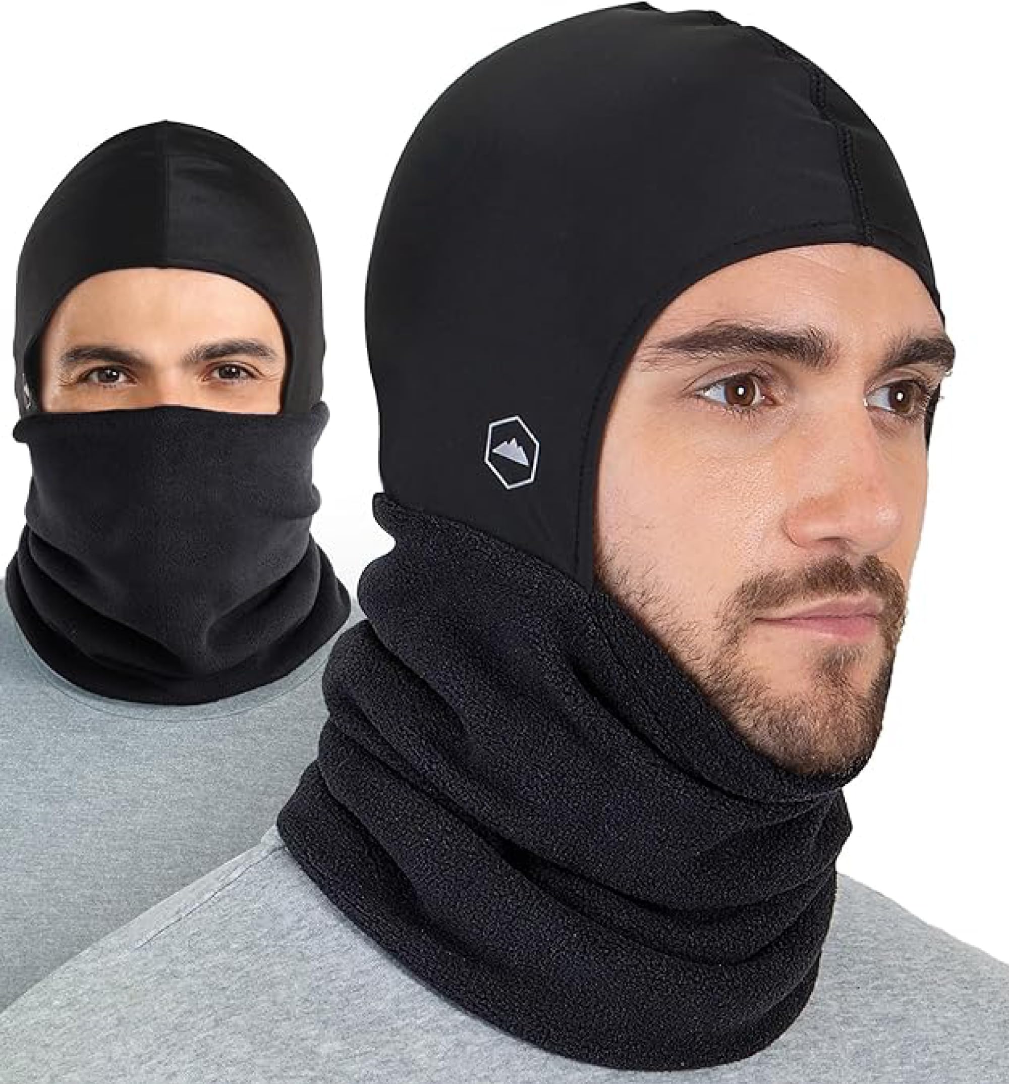 Tough Headwear balaclava close-up showing warm fleece texture for cold-weather comfort.