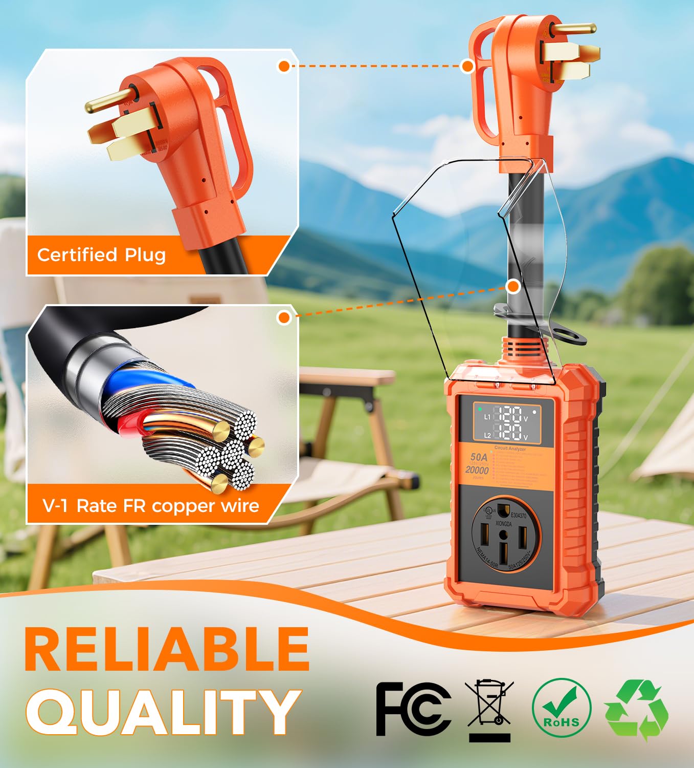 Toujreo IP68 waterproof cover shields against rain and dust.