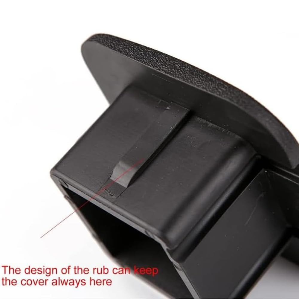 Toumeqi hitch cover rust prevention in action keeps the receiver tube clean