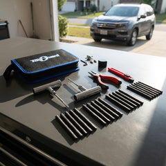TOURGUARD portable storage case highlighted for easy transport and readiness.