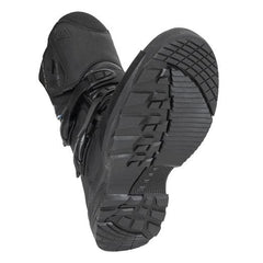 Tourmaster Trailblazer boot billowed flex panels support natural movement on and off the bike.