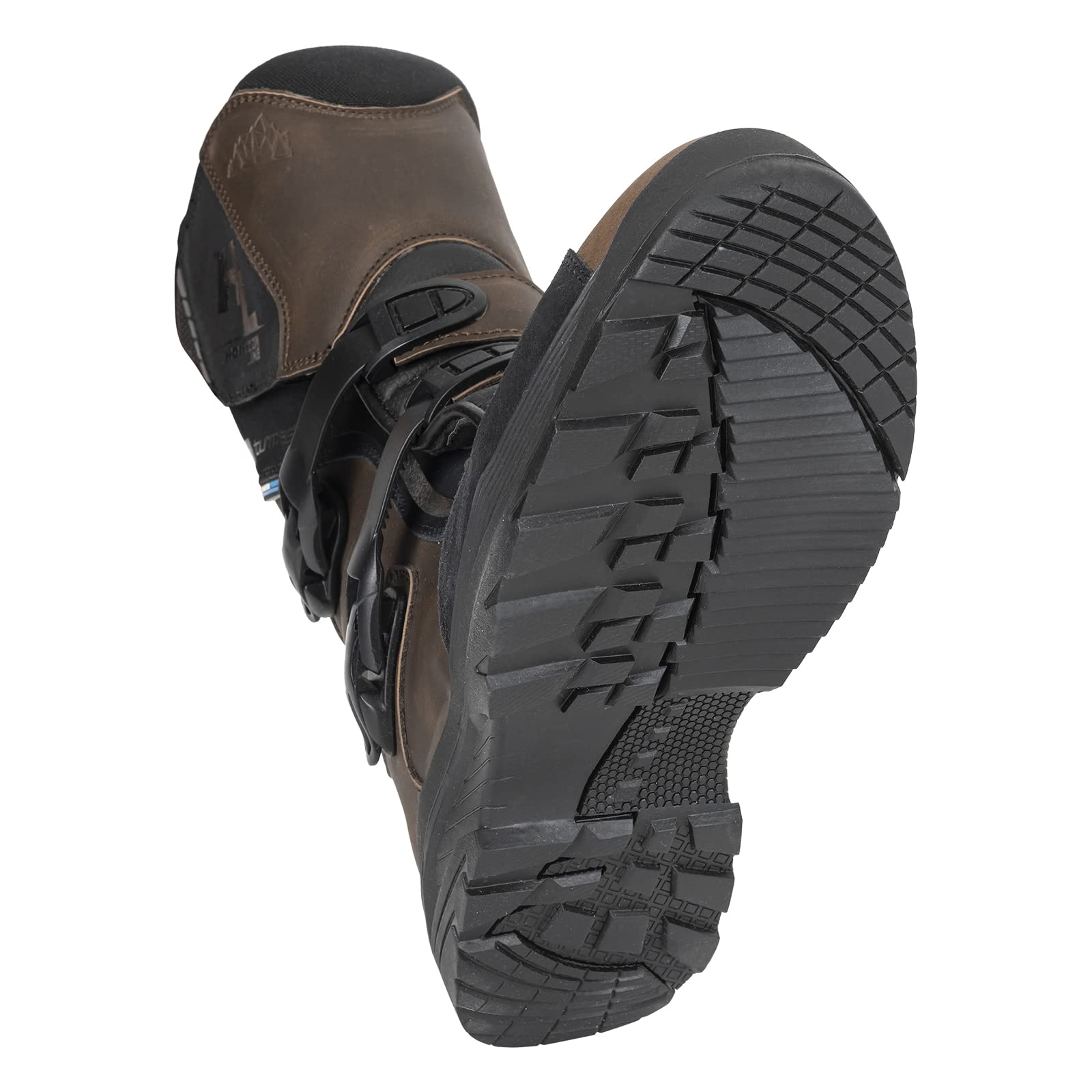 Tourmaster Trailblazer boot heel area emphasizes protection and stability.